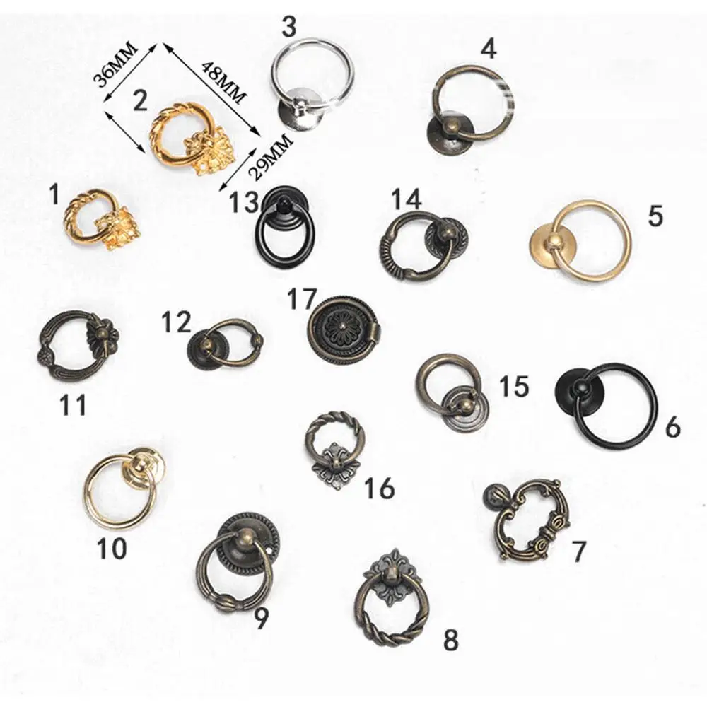 Ручки для антикварной мебели ящик двери шкафа ручки для шкафа Ретро Декор