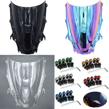 For Triumph Daytona 675 2009 2010 2011 2012 2013 Double bubble motorcycle Injection windshield windscreen Bolt