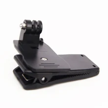 bag Clip Mount Kit Fast Release 360 Rotating Clip Clamp Mount With Tripod Adapter Mount For Xiaomi yi Xiao Yi action cam