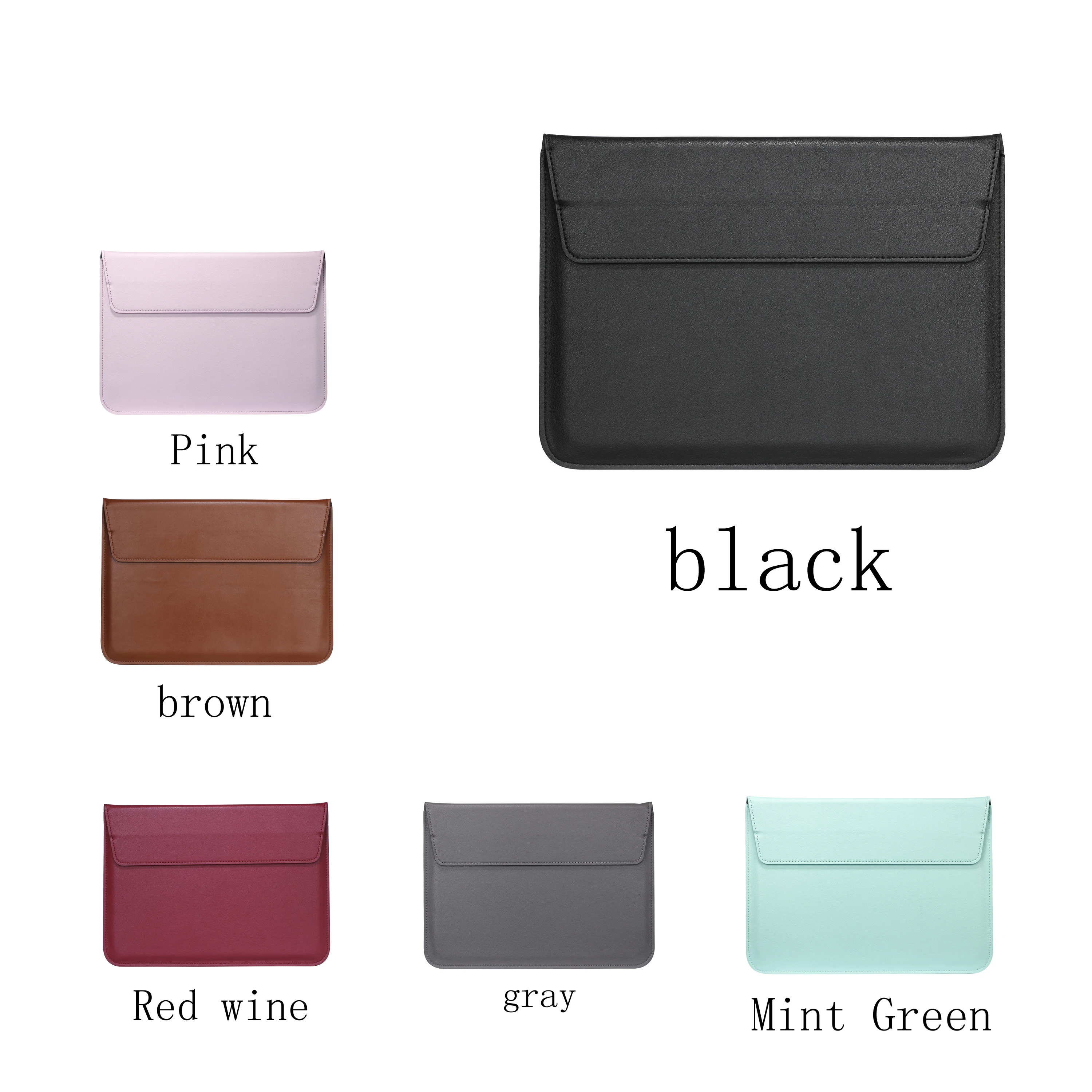 HUEVM Leather Sleeve Bag Stand Cover For font b Apple b font font b Macbook b