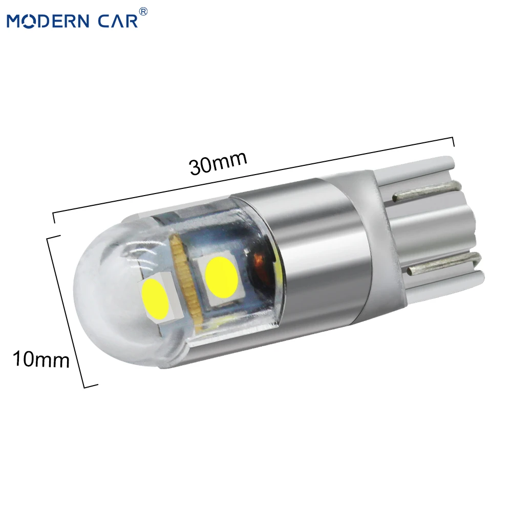 1 шт. автомобильная светодиодная лампа T10 W5W 194 3030 3SMD 6000|Сигнальная лампа| |
