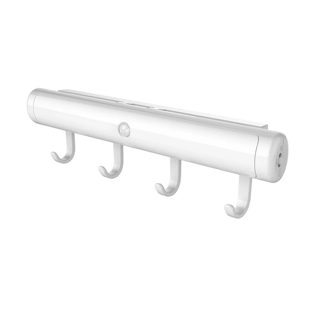 

IR Motion Sensor LED Cabinet light lamp Detachable Hook Bathroom Closet Wardrobe Stairs Hallway Indoor lighting Battery Power