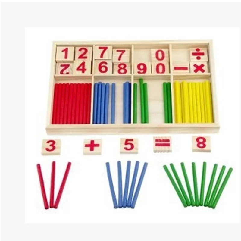 Learning Education Math Stick toys set Mathematical Intelligence Stick