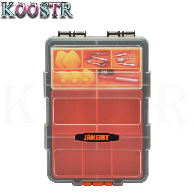 

JAKEMY JM-Z20 Multi-Purpose Plastic PP Transparent Components Storage Box for Tools Case Parts Toolbox