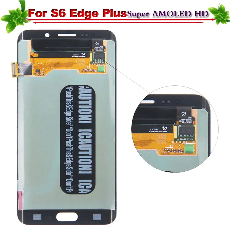 Замена для samsung galaxy S6 edge Plus ЖК дисплей Дисплей Сенсорный экран полный комплект