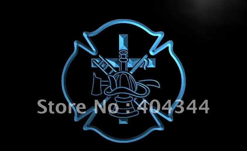 

LB899- Firefighter Fire Helmet AXE Ladder Light Sign