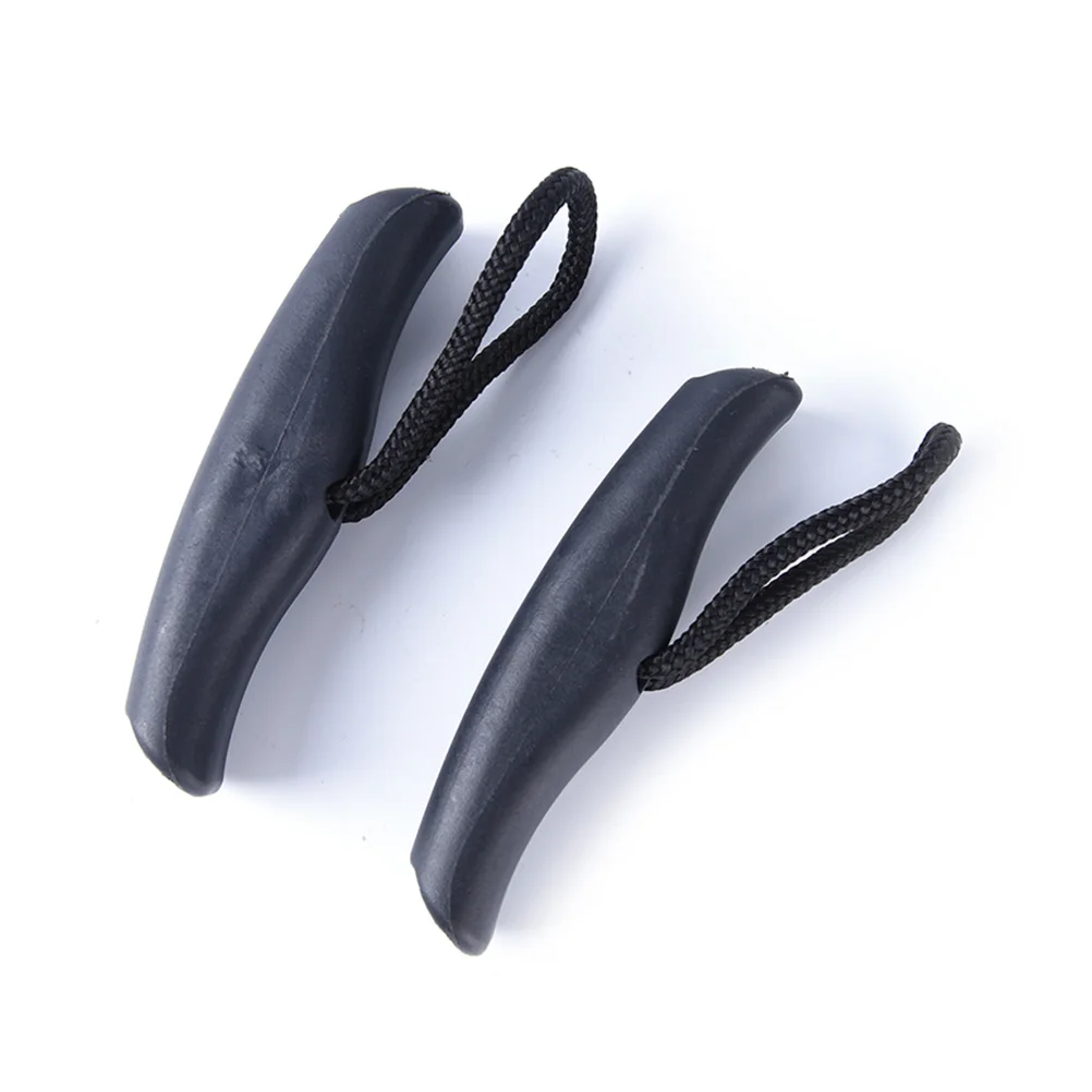 Black Kayak Canoe Boat Carry Grip Kayak Pull Handle with Cord Rope Carrying Accessories
