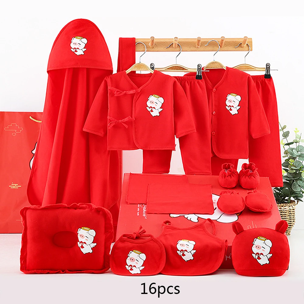 Комплект одежды для новорожденных хлопок мягкая мультяшная собака маленьких