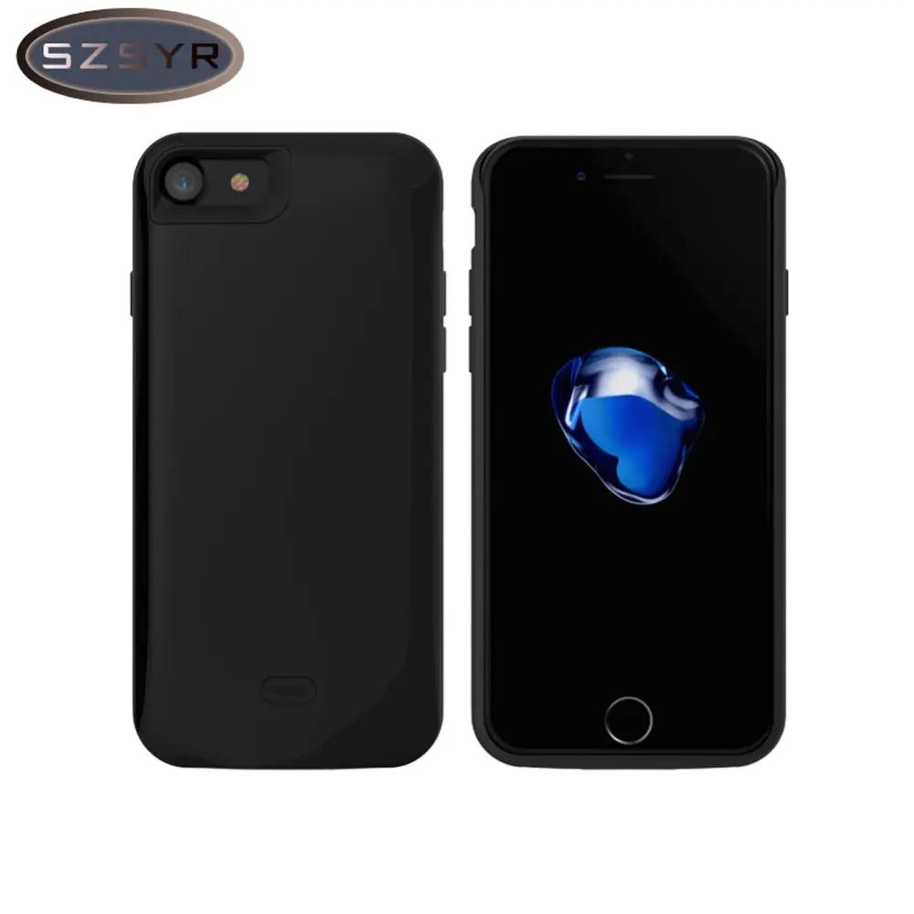 

Battery Case for iPhone 8 Charging Phone Cover 5200mah Battery Backup External Charger Case for iPhone7 Silicon Freeshipping