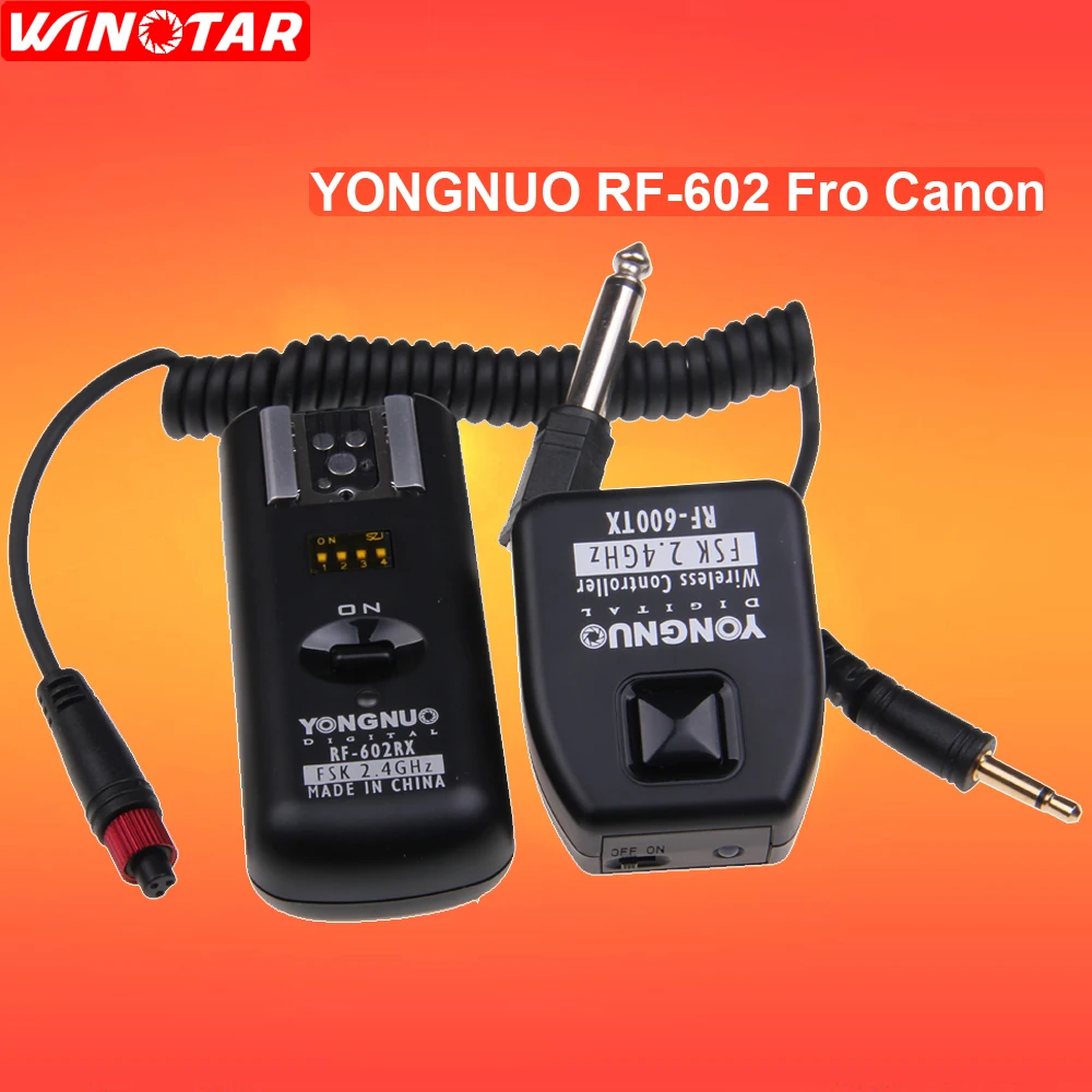 Беспроводной дистанционный триггер Yongnuo для Canon 80D 77D 70D 60D 50D 40D 7D /7D II/6D II/5D Mark IV/III 2 4