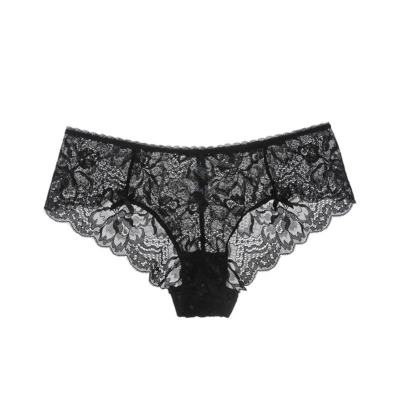 New sexy lace high-end translucent lady low waist briefs briefs.NK9186