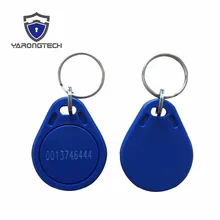 100 шт. 125 кГц TK4100 EM4100 близость ABS Водонепроницаемый синий RFID тег, rfid ключ, rfid Keyfob для системы контроля доступа