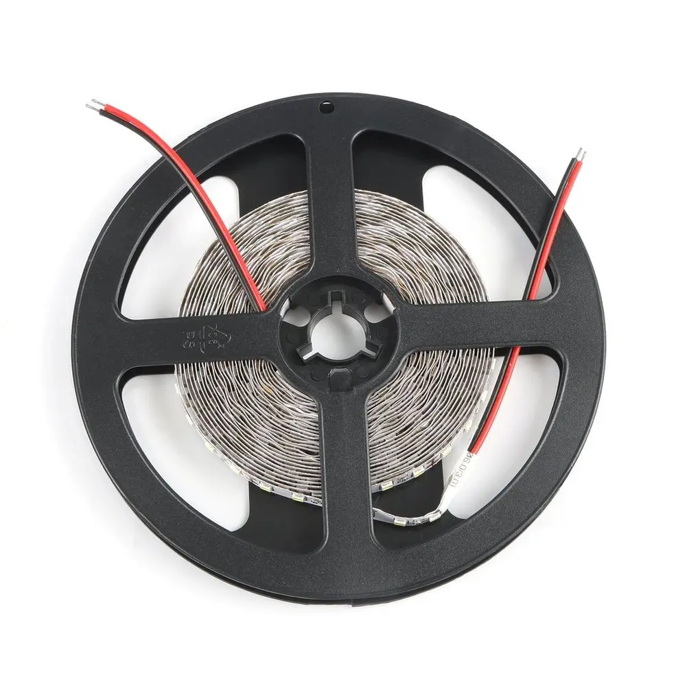 

2 PCS 5M 16ft 3528 SMD Non-Waterproof 600 LEDs Flexible Light LED Sticky Strip 12V