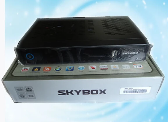 DVB-S2 STB SKYBOX A6 Cardsharing+FTA FULL HD 1080P internet youtube Support 3G and IPTV Openbox z5 better than skybox f3s-+`-+ - |