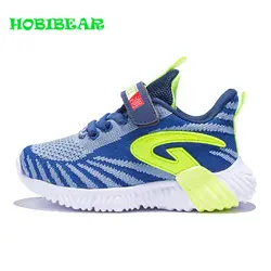 HOBIBEAR/Молодежные школьные кроссовки для мальчиков, мягкие дышащие кроссовки для мальчиков, модные летние кроссовки для подростков