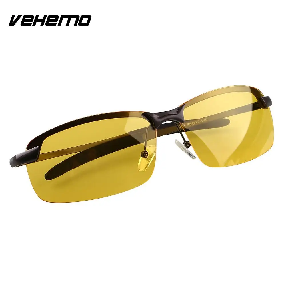 Мужские спортивные очки с антибликовым покрытием для ночного вождения, поляризованные солнцезащитные очки для вождения для всех автомобилей