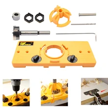 35 мм стаканчик стиль петля сверлильный джиг сверлильный набор дверных отверстий шаблон для скрытого шарнира джиг Деревообработка DIY инструмент