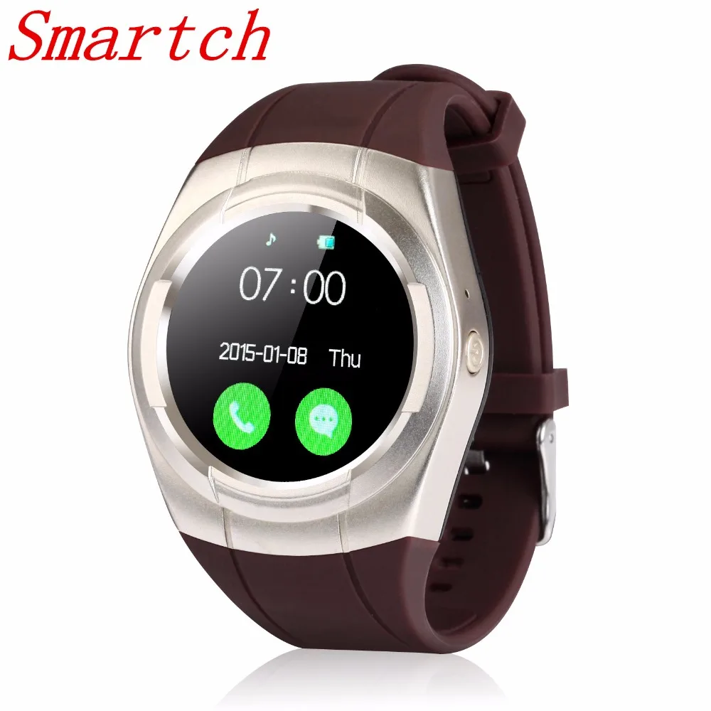 Smartch T60 Смарт-часы мобильного телефона вставки карточки Водонепроницаемый часы с Сенсорный экран позиционирования Функция Smart носить
