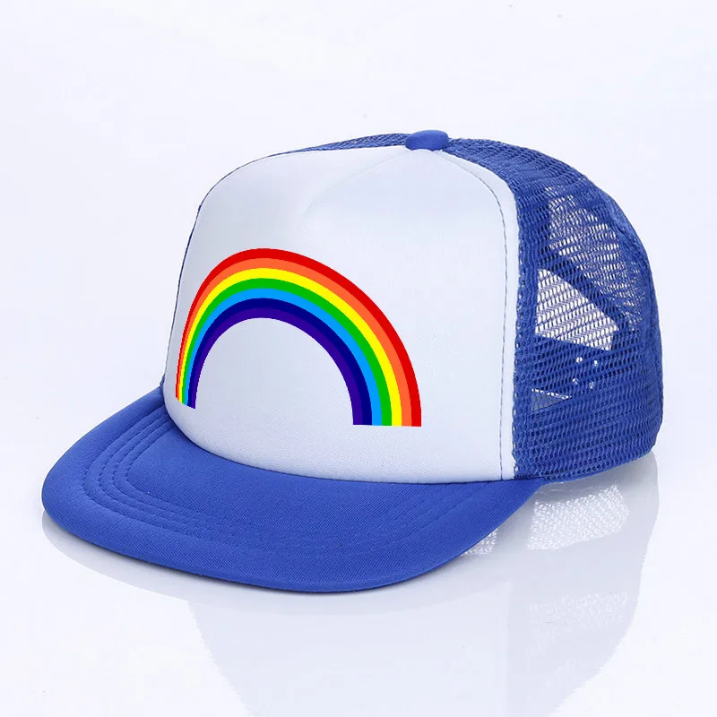huatongxin Women Symbols Lesbian LGBT Pride Adjustable Cappellino da Baseballs Flat Bill Men Black 