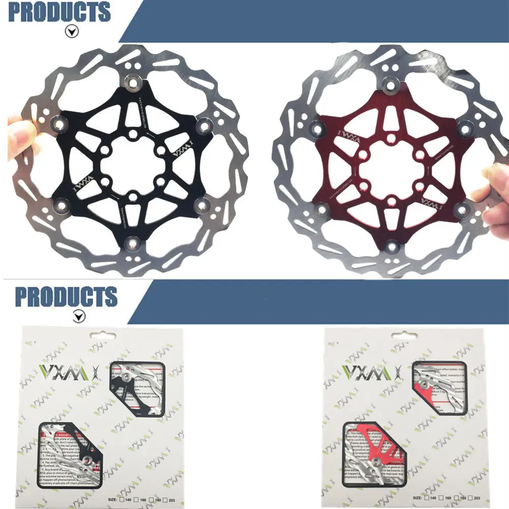 VXM велосипедный дисковый тормоз DH тормозной поплавок плавающие дисковые роторы 160 мм " для MTB велосипеда Гидравлический дисковый тормоз велосипедные прокладки запчасти для велосипеда