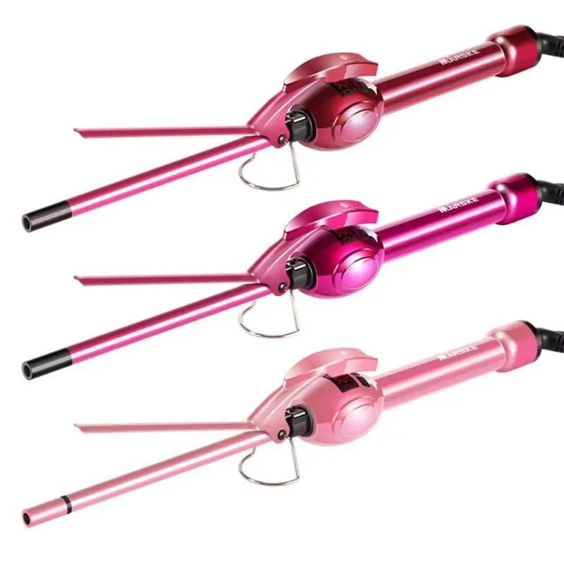 

LCD Display Curling Irons Professional Hair Curler Rotation Curl Hair Curling Heated Wand Hair Styling Tools