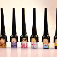 Новое поступление, рисунок Lucky Girls, 1 шт., черная Водонепроницаемая подводка для глаз, карандаш для глаз, брендовая косметика, косметика, цвет, случайный