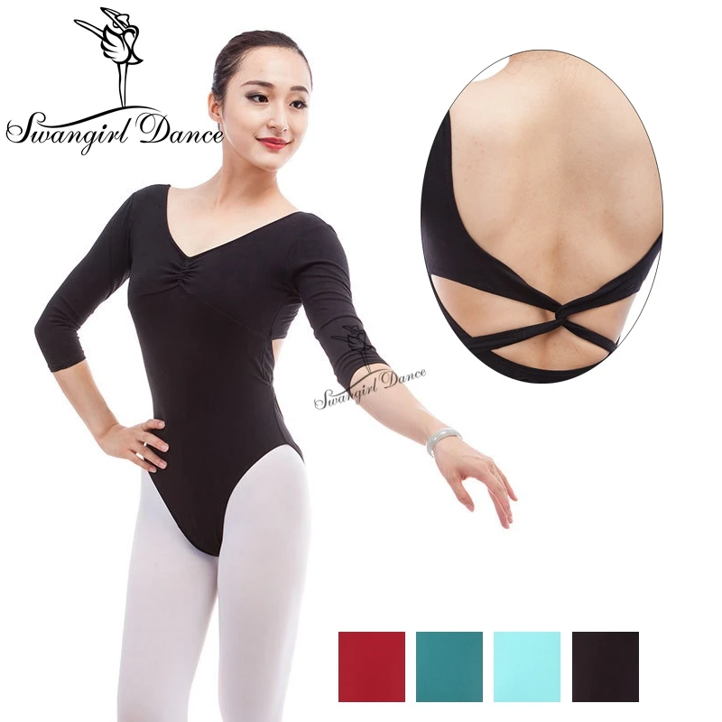 

ballet leotard long sleeve women green professional dance costume ballet leotard clothes for girls ML6034