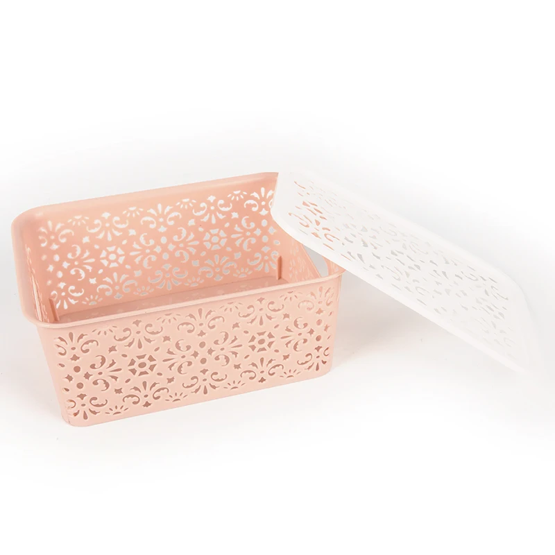 1PC PP Hollow Underwear Bra Storage Box Drawer Closet Organizers Boxes For Scarfs Socks Desktop Cosmetic Sundries Finishing Box