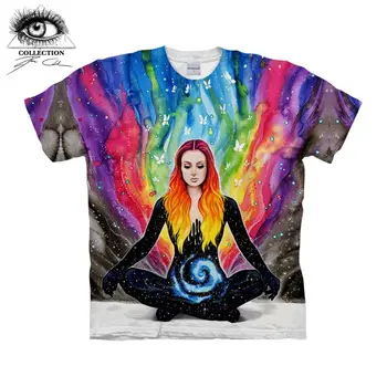 

Sitting By Pixie Cold Art Eyes 3D T shirts Men T-shirts Male Shirt Casual Tops Tees Men Short Sleeve Summer T Shirt