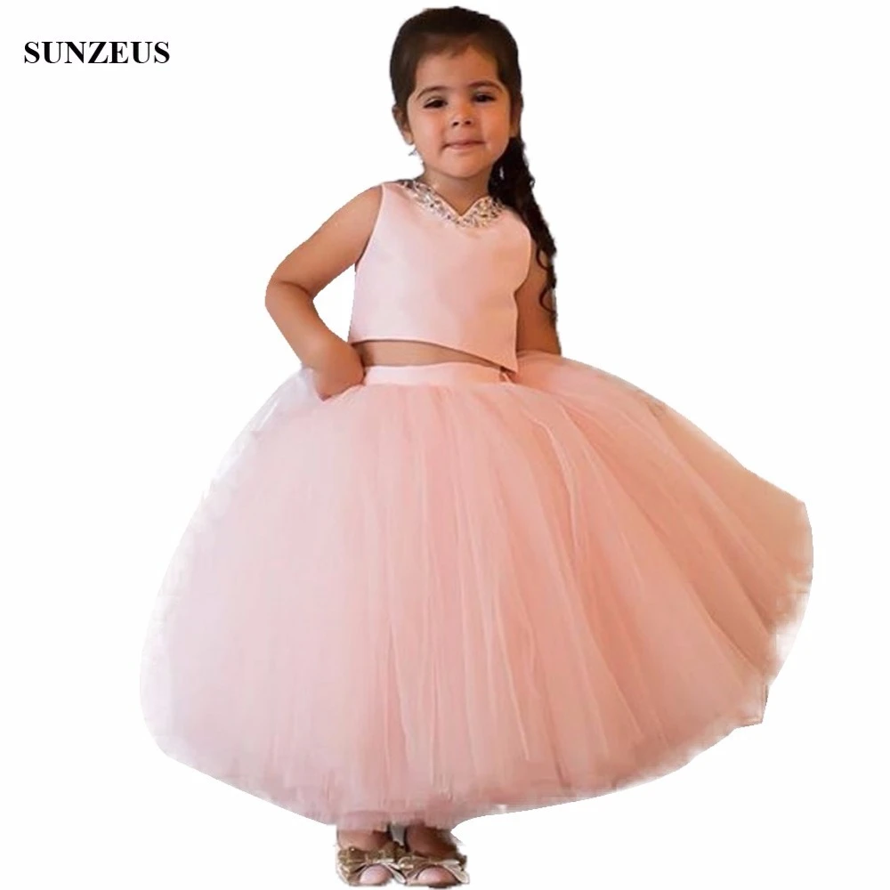 two piece flower dress