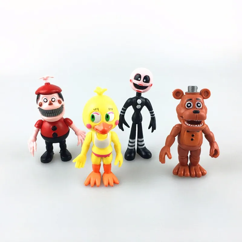 Kit 10 Five Nights Game Freddy Action Figures Toy 