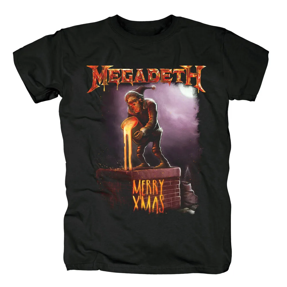 13 дизайнов Харадзюку уличная Megadeth Camiseta рок брендовая хлопковая Футболка 3D череп футболка с принтом в виде костей Hardrock thrash heavy Metal Rocker - Цвет: 10