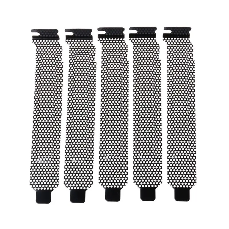 

Ventilation Deflector PCI Slot Cover Frame Chassis Bits Block Cooling Fan Dust Filter Ventilation PC Computer Case Electrophores