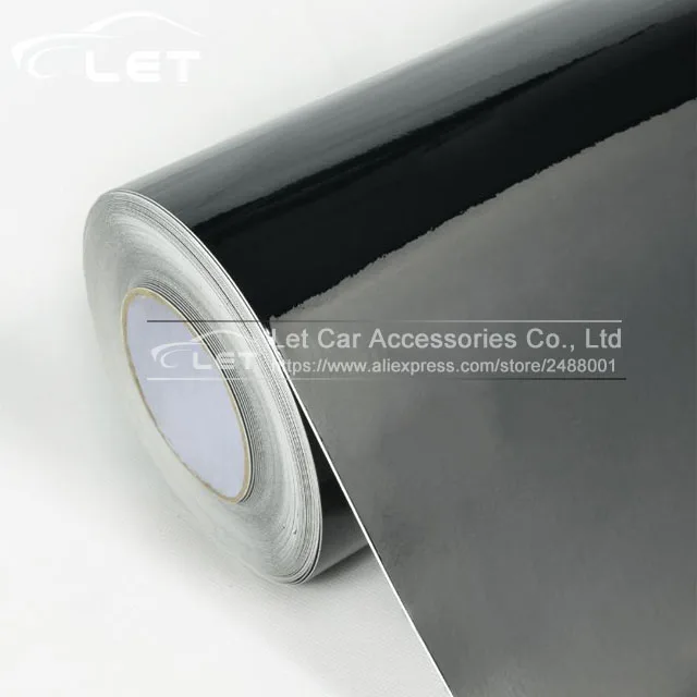

Black Bright Glossy Black Vinyl Car Decal Wrap Sticker Black Gloss Film Wrap Retail For HOOD Roof Motorcycle Scooter