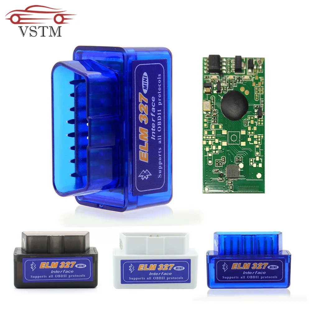 Мини ELM327 Bluetooth V2.1 интерфейс Авто OBD2 OBDII диагностический инструмент ELM-327 сканер