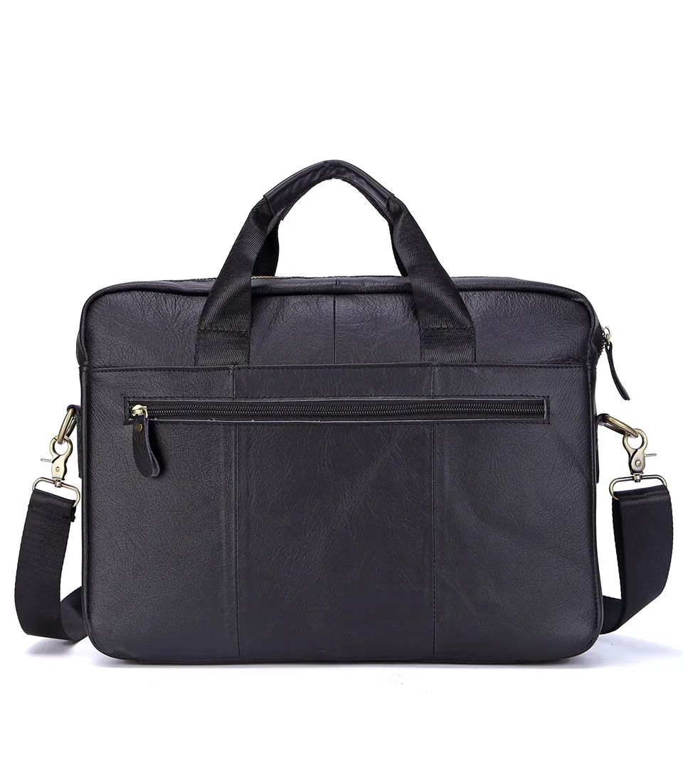 Men Genuine Leather Handbags Casual Leather Laptop Bags Male Business Travel Messenger Bags Men's Crossbody Shoulder Bag