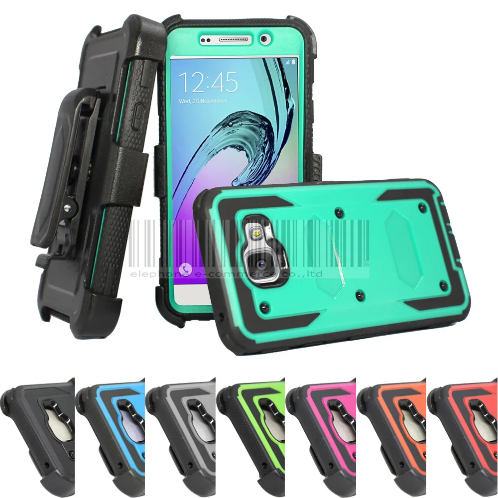 

Phone Case For Samsung Galaxy A3 2016 A310 Rugged Armor Protective Shell Anti-shock Hard Case Cover Holster+Belt Clip