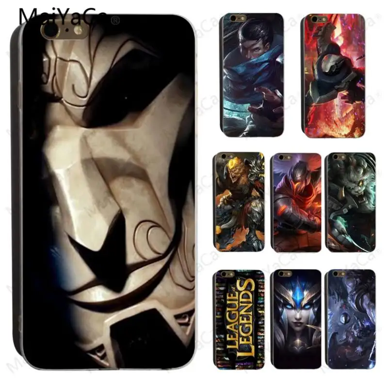 Ультра тонкий чехол для телефона MaiYaCa League of Legends LOL с мультяшным рисунком Apple iPhone 8 7