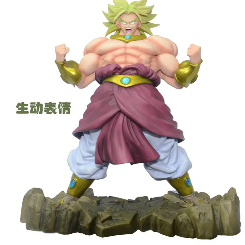

25cm Anime figure peripheral Dragon Ball PVC Action KAI Broly Model Figures with box toy T5013