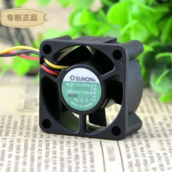 

Free Delivery. 4020 4 cm 12 v 0.6 W KD1204PKB2 3 line ball a cooling fan