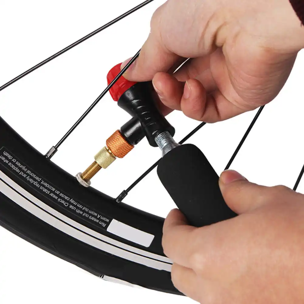 CO2 Bike Tire Inflator Mountain Bicycle Tyre Pump For Presta And Schrader