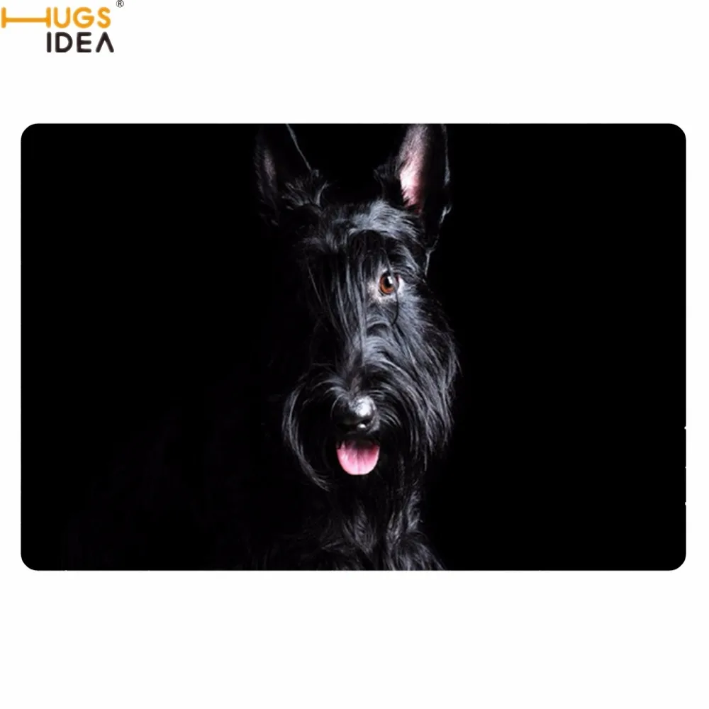 HUGSIDEA Смешные 3d собака шотландский терьер принт двери ковров Гостиная/Спальня Коврики Главная Декоративные doomats ковры 40 см* 60 см
