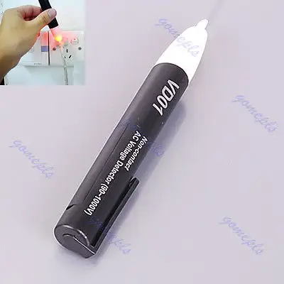 

5pcs/lot Non Contact Voltage Detector 90~1000V AC Pen Tester Black