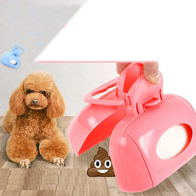 Outdoor Short Handle Dog Scooper with Tissue Storage Pet Dog Cat Feces Level Shovel Pets Cleaning Tools Dog Accessories For Home7
