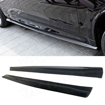 

Carbon Fiber Side Skirts Aprons Kit For BMW X5M X6M F85 F86 2015 2016 2017 2018 FRP Side Bumper Lip Door Sill Stripe
