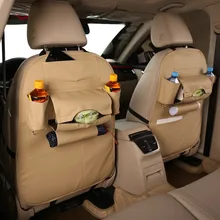 FUNIQUE Leather Car Seat Storage Bags Back Bag Organizer Car Seat-back Organizer Car Seat Cover Multi-Pocket Stowing Tidying