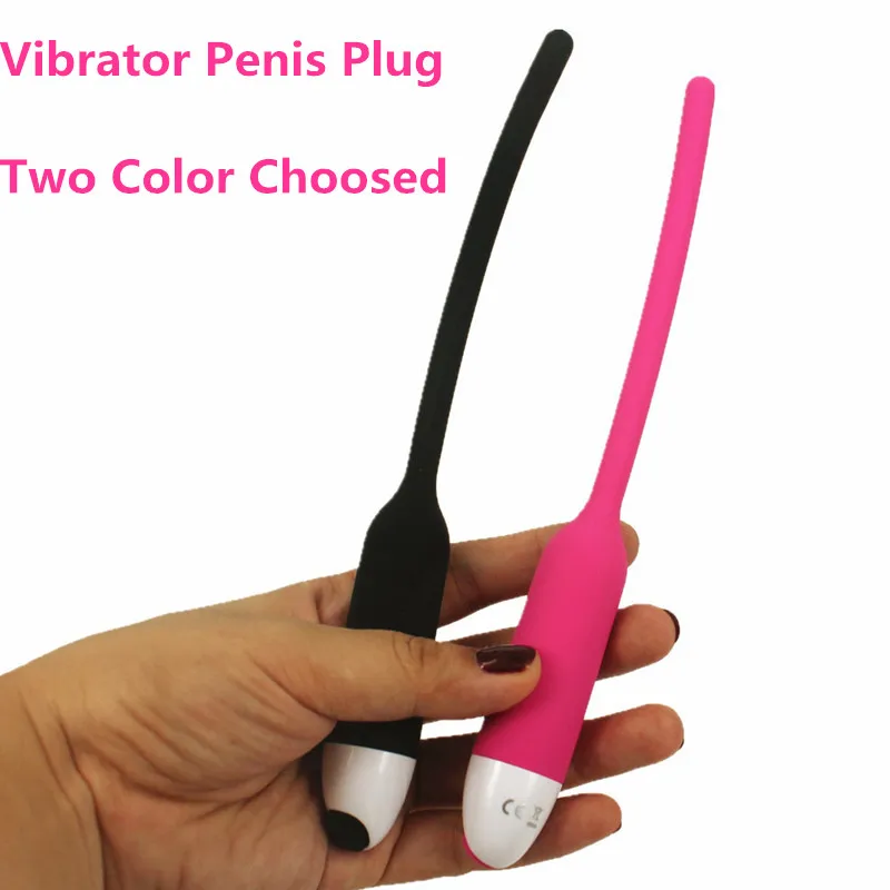 Clomedsx Silicone 7 Speed Vibrating Urethral Sound Catheters Male Chastity Device Toys Urethra Stimulation | Красота и здоровье