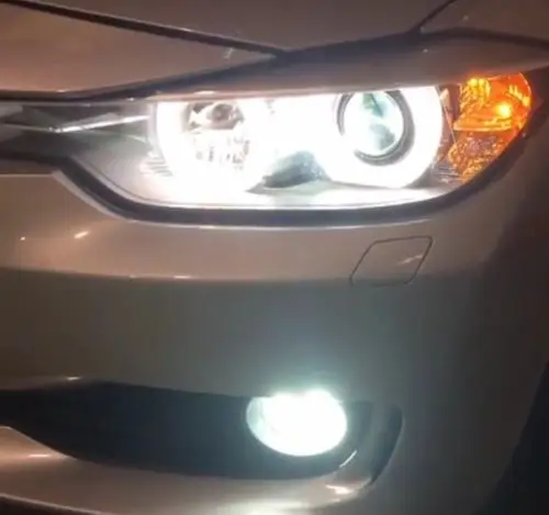 FSYLX E90 седан Кристалл светодиодный ангельские глазки для BMW SMD налобный фонарь halo