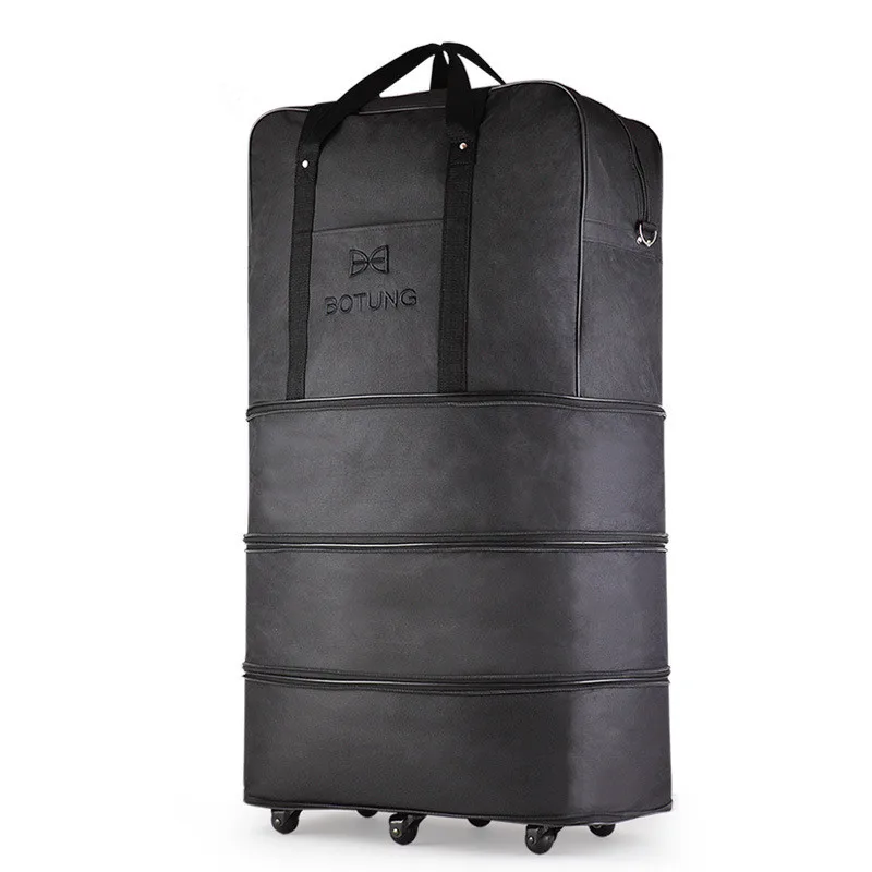 

20-35L extended trip packing case Rollaway oxford wheel Rolling Waterproof trolley luggage bag travel bag,Checked hand luggage