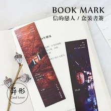 30 шт./упак. неоновый город бумажная Закладка с картинками закладки с животными рекламных подарков Канцтовары двойной Примечание сообщение